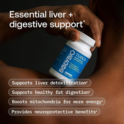 BodyBio TUDCA - Liver Support, Fat Metabolism & Gallbladder Health